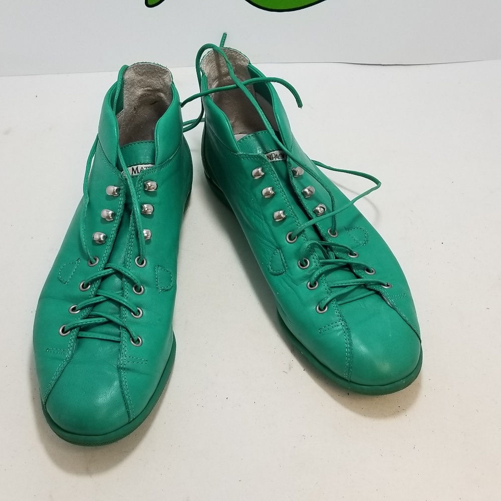 Gianpaolo Mattiozzi Green Leather Shoe (Italian)